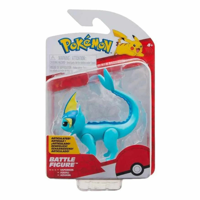 Pokemon Battle Feature Figure - Vaporeon - لعبة
